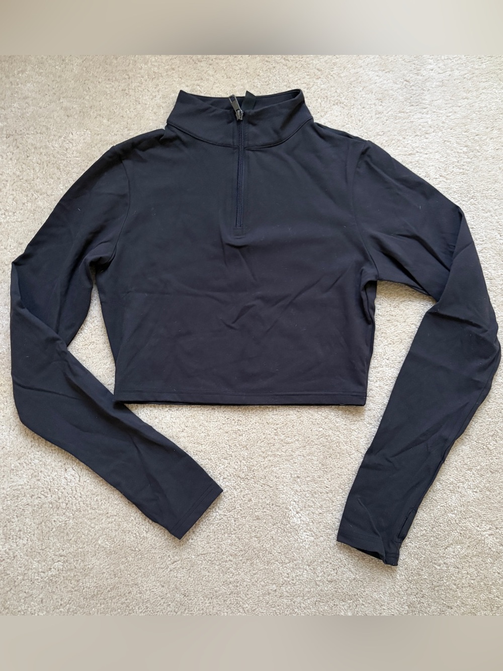 Vitality (formerly Balance Athletica) cropped quarter zip pullover